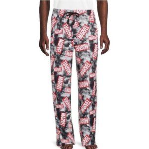 Marvel Men's Sleep Pants Size M Elastic Machine Washable New
